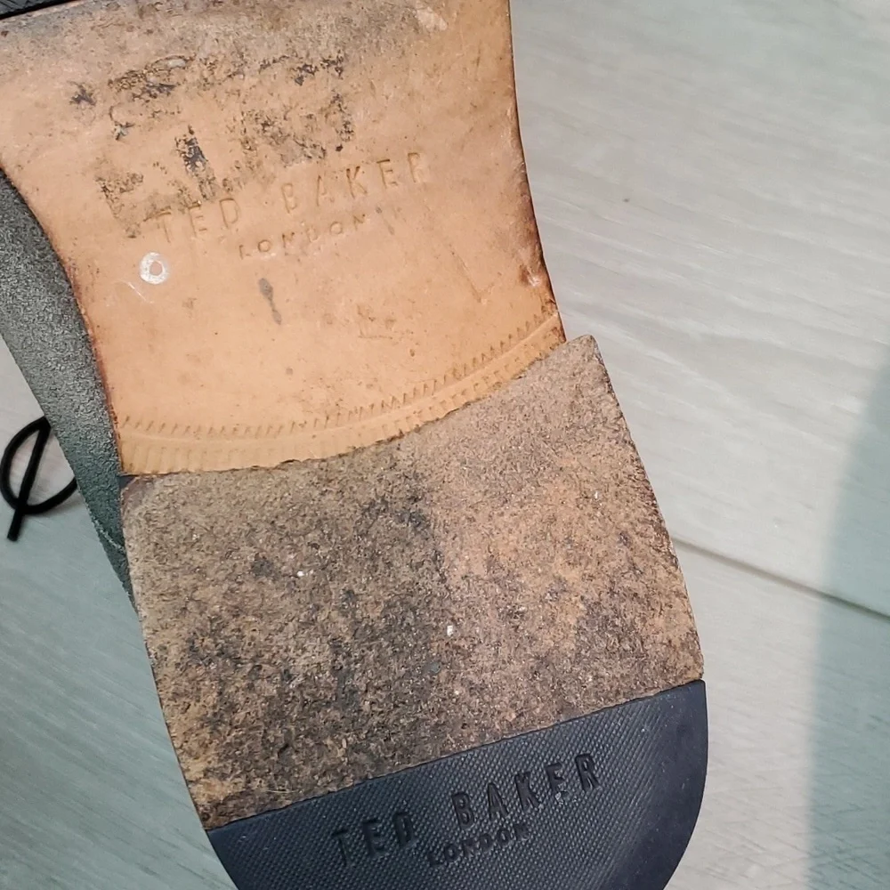 Ted Baker London Mens Linnus Ankle High Tip Suede Chukka Boots shoes sz 11.5